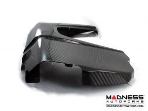 Alfa Romeo 4C Carbon Fiber Engine Cover - w/ Red Alfa Romeo Lettering Alfa Romeo 4C Carbon Fiber Engine Cover - w/ Red Alfa Romeo Lettering